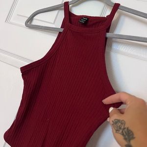 SHEIN maroon bodysuit